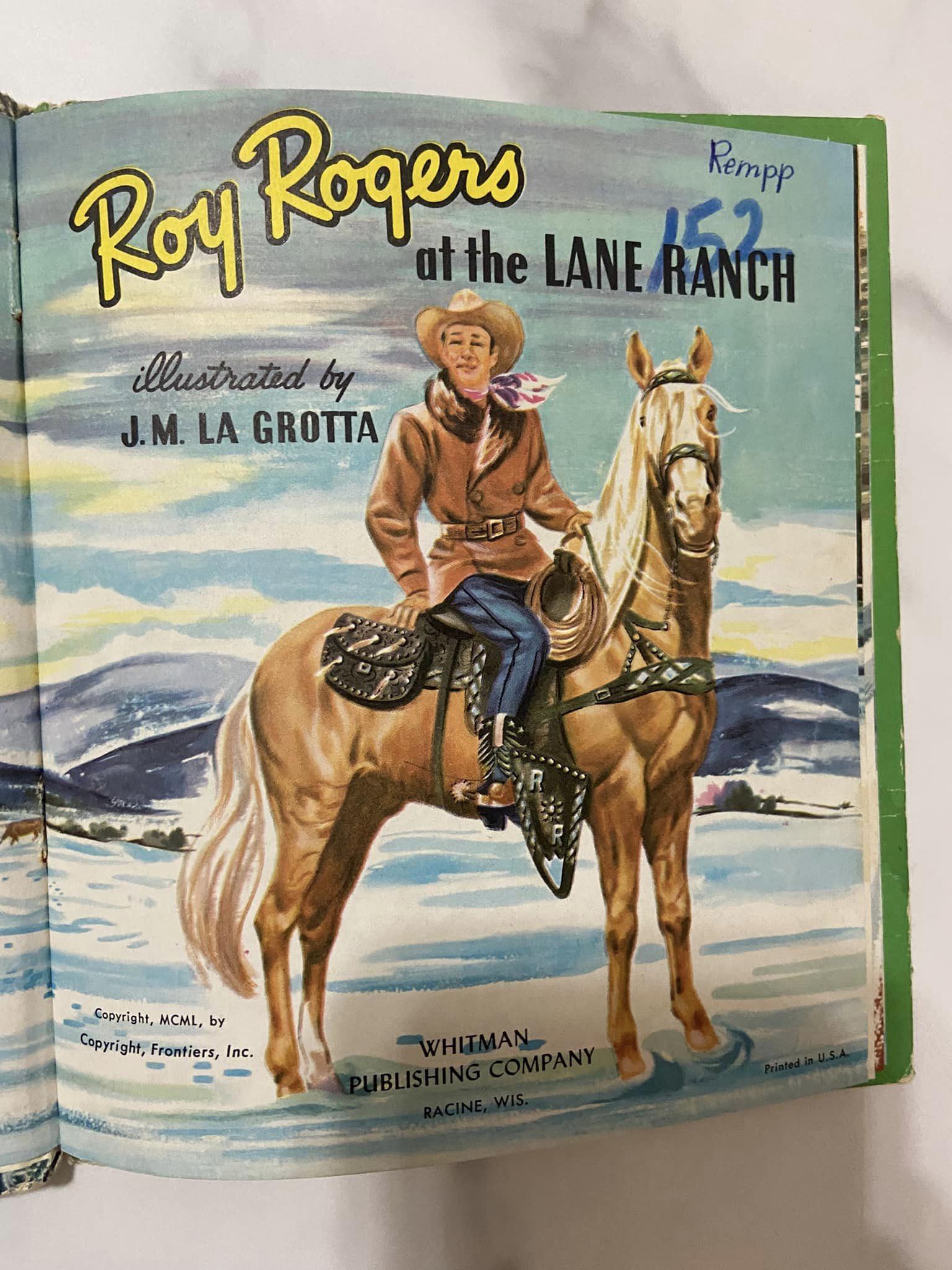 #032224 Roy Rogers at the Line Ranch Book