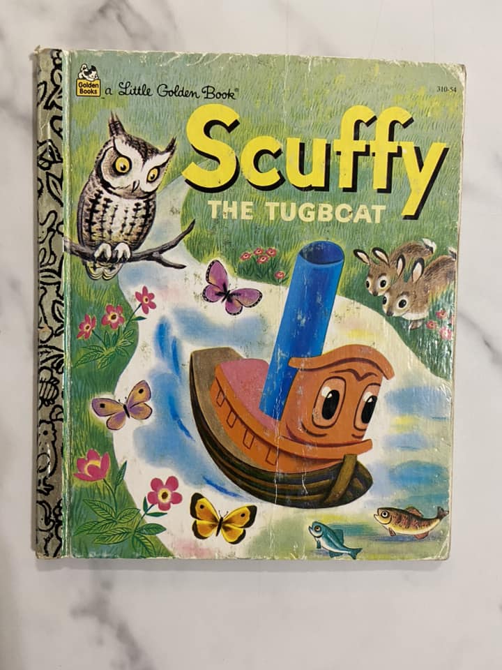 #032224 Scuffy The Tugboat Little Golden Book