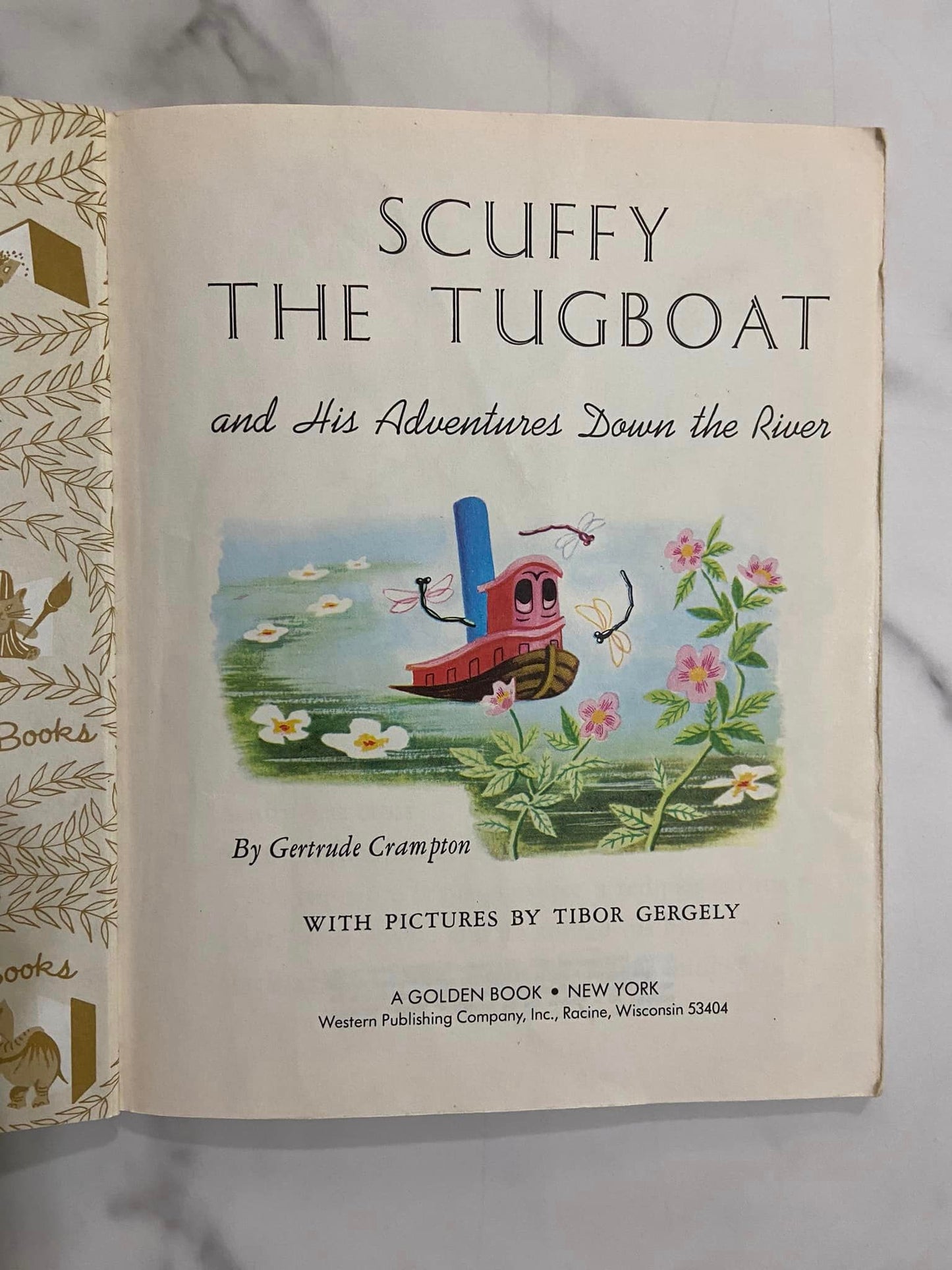 #032224 Scuffy The Tugboat Little Golden Book