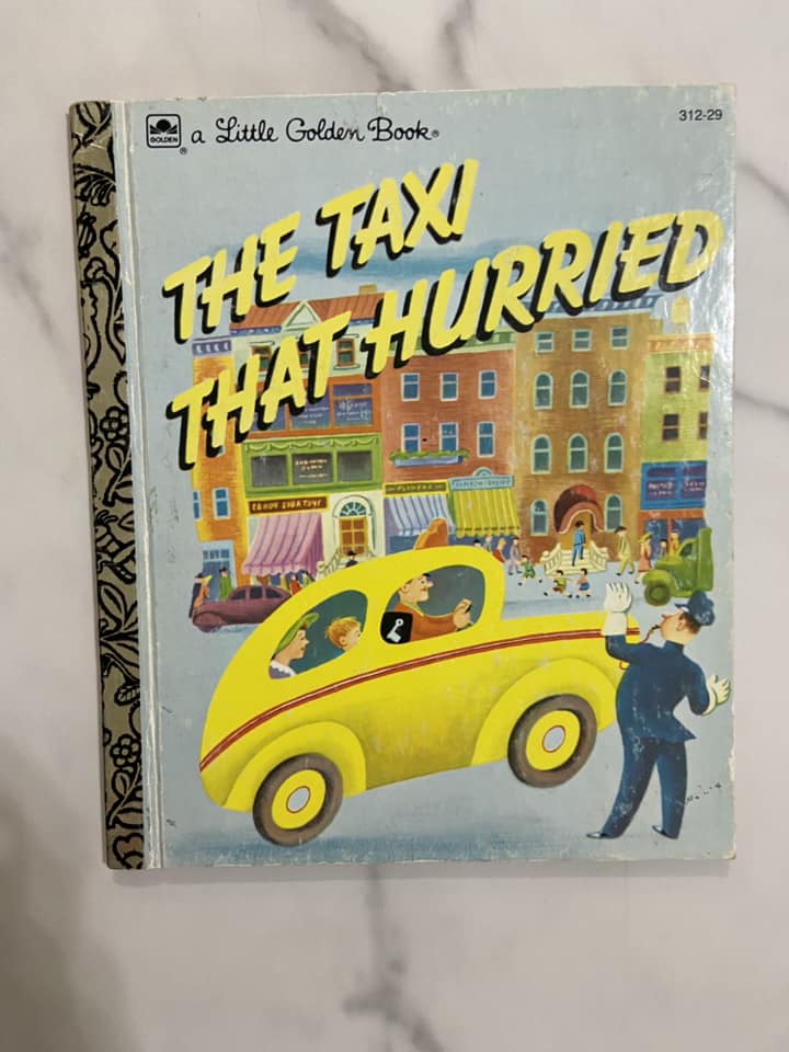 #032224 The Taxi That Hurried Little Golden Book