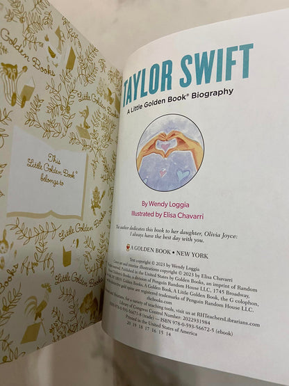 #032224 Taylor Swift Little Golden Book