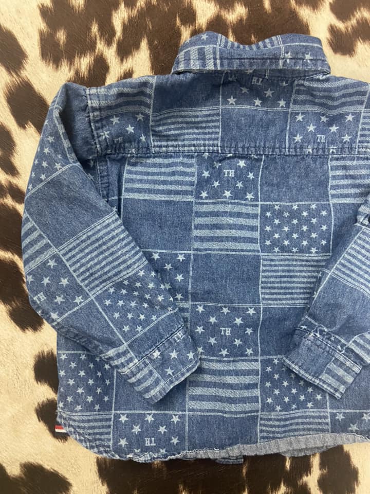 #010325 Tommy Hilfiger Shirt Size 24M