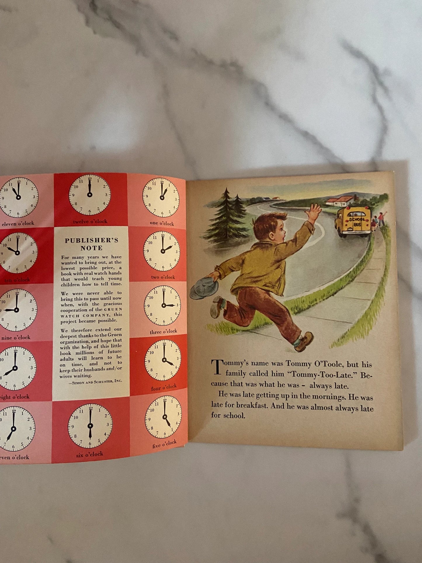 #070724 How To Tell Time Little Golden Book