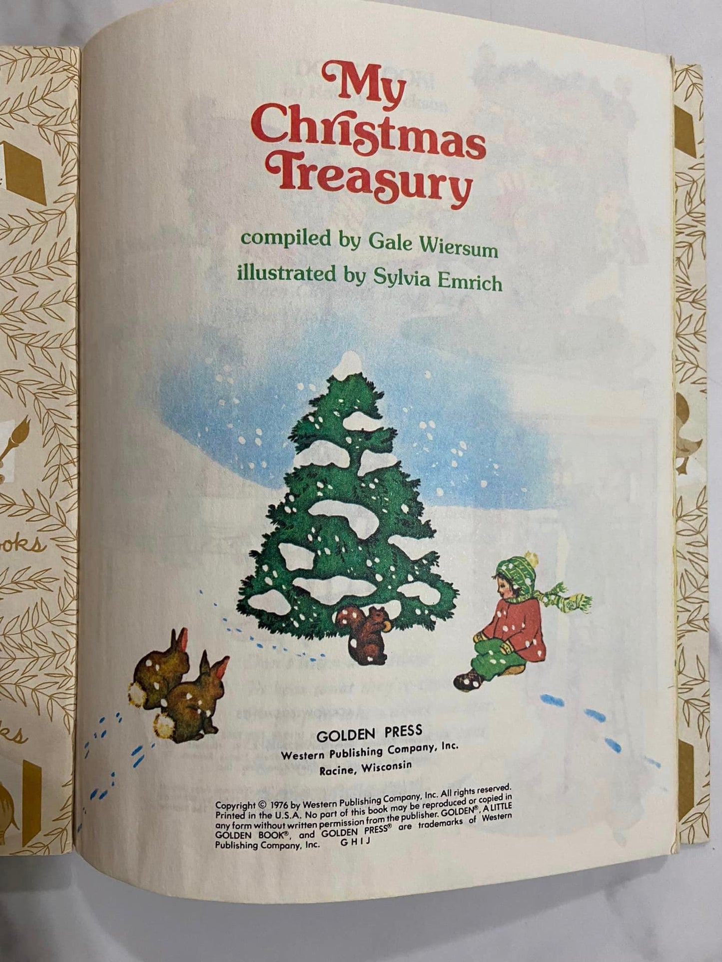 #032224 My Christmas Treasury Book Little Golden Book